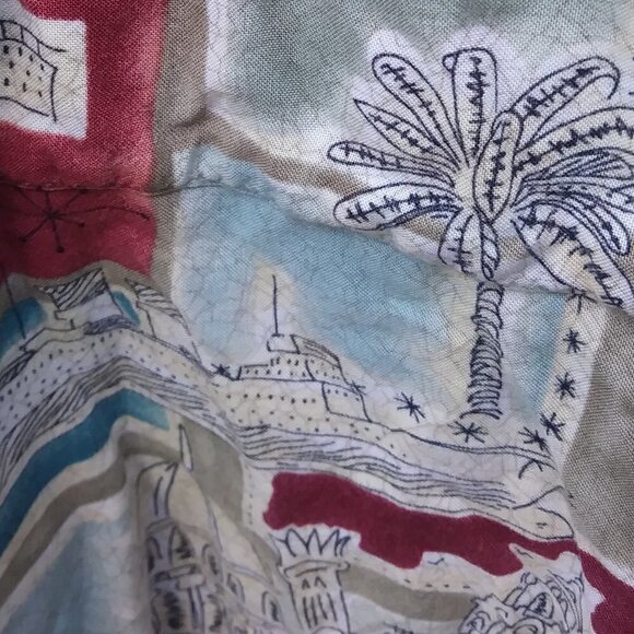 Campia Lightweight Travel Hawaiian Rayon Short Sleeve button Down - Men - L - Picture 8 of 13